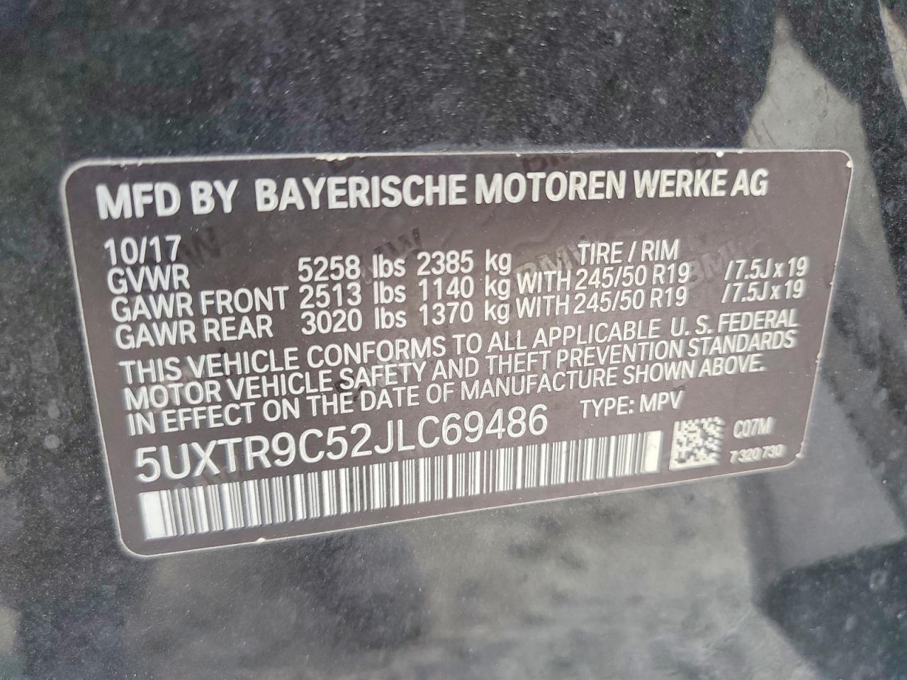 2018 BMW X3 xDrive30I - zdjęcie 13