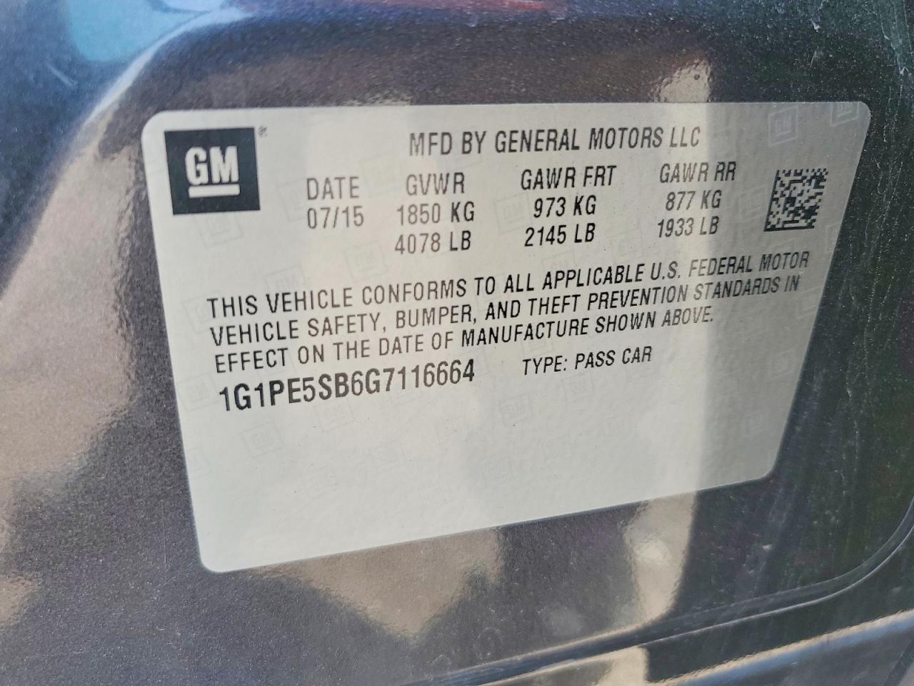 2016 Chevrolet Cruze Limited Lt - zdjęcie 12