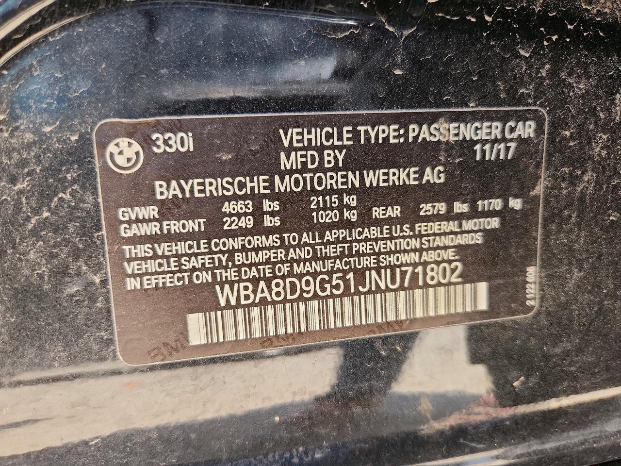 2018 BMW Seria 3 330i - zdjęcie 13