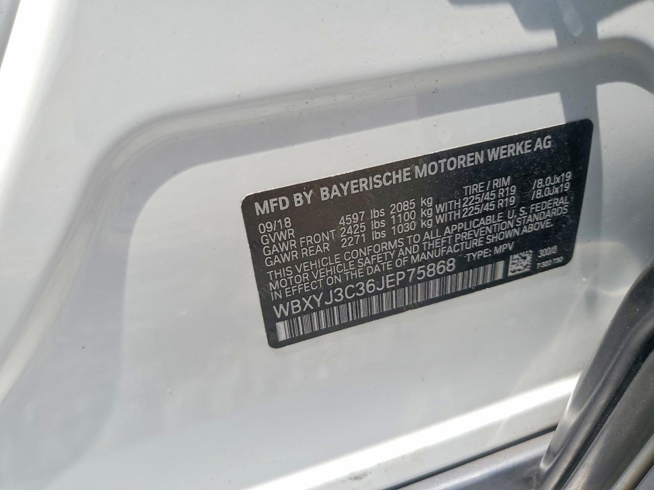 2018 BMW X2 Sdrive28I - zdjęcie 13