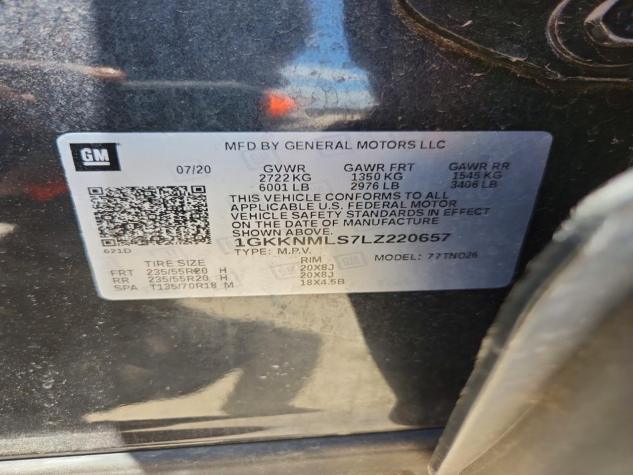 2020 GMC Acadia Slt - zdjęcie 13