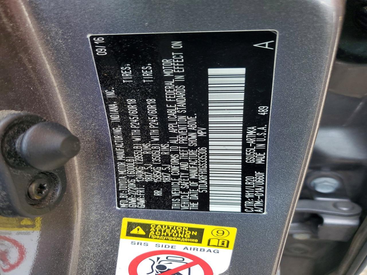 2016 Toyota Highlander Xle - zdjęcie 13