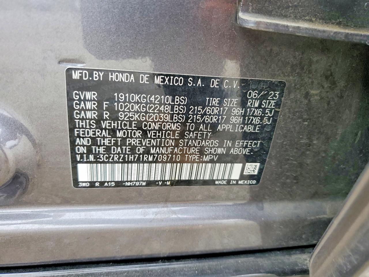 2024 Honda Hr-V Exl - zdjęcie 13