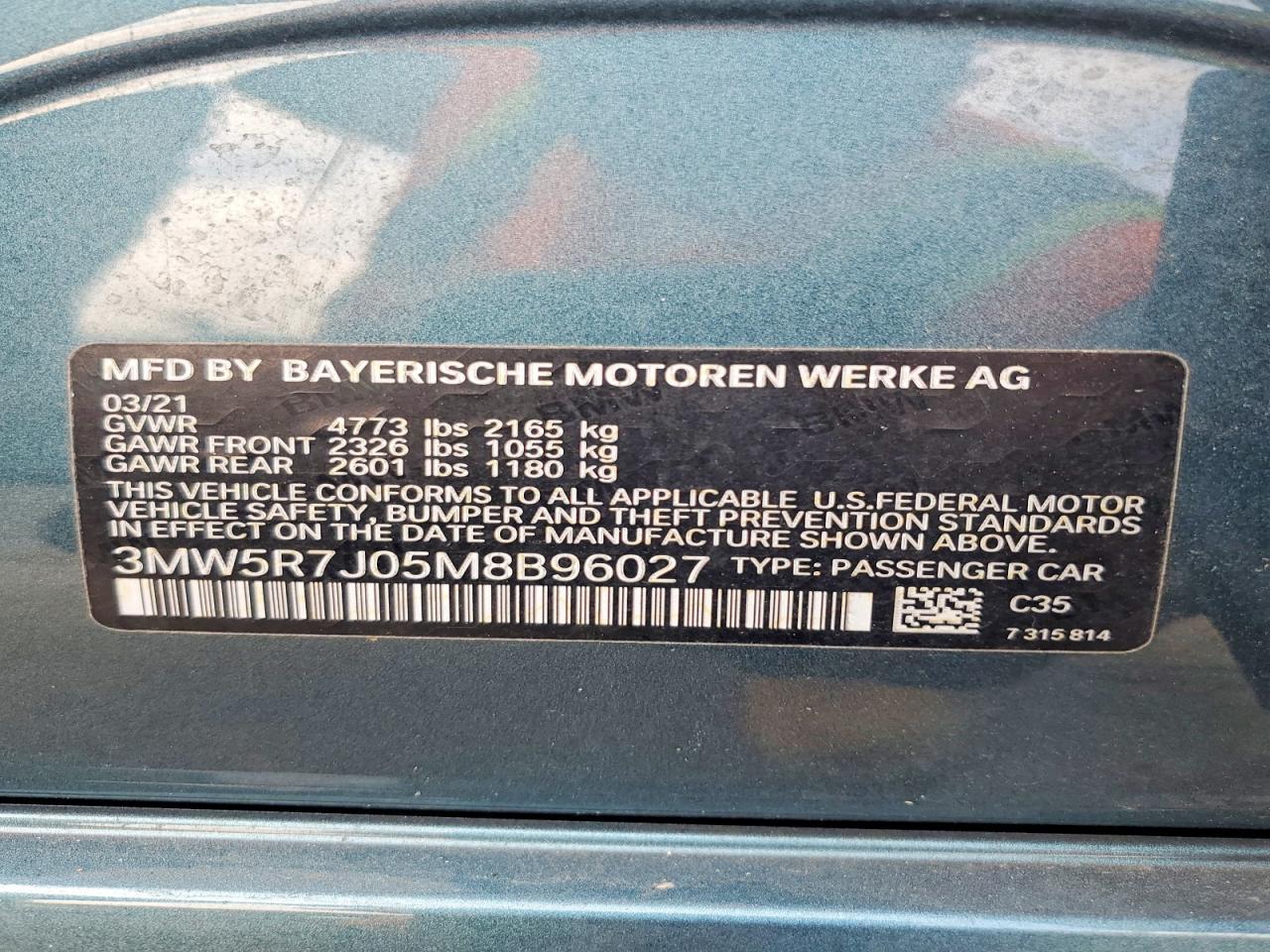 2021 BMW Seria 3 330i - zdjęcie 12