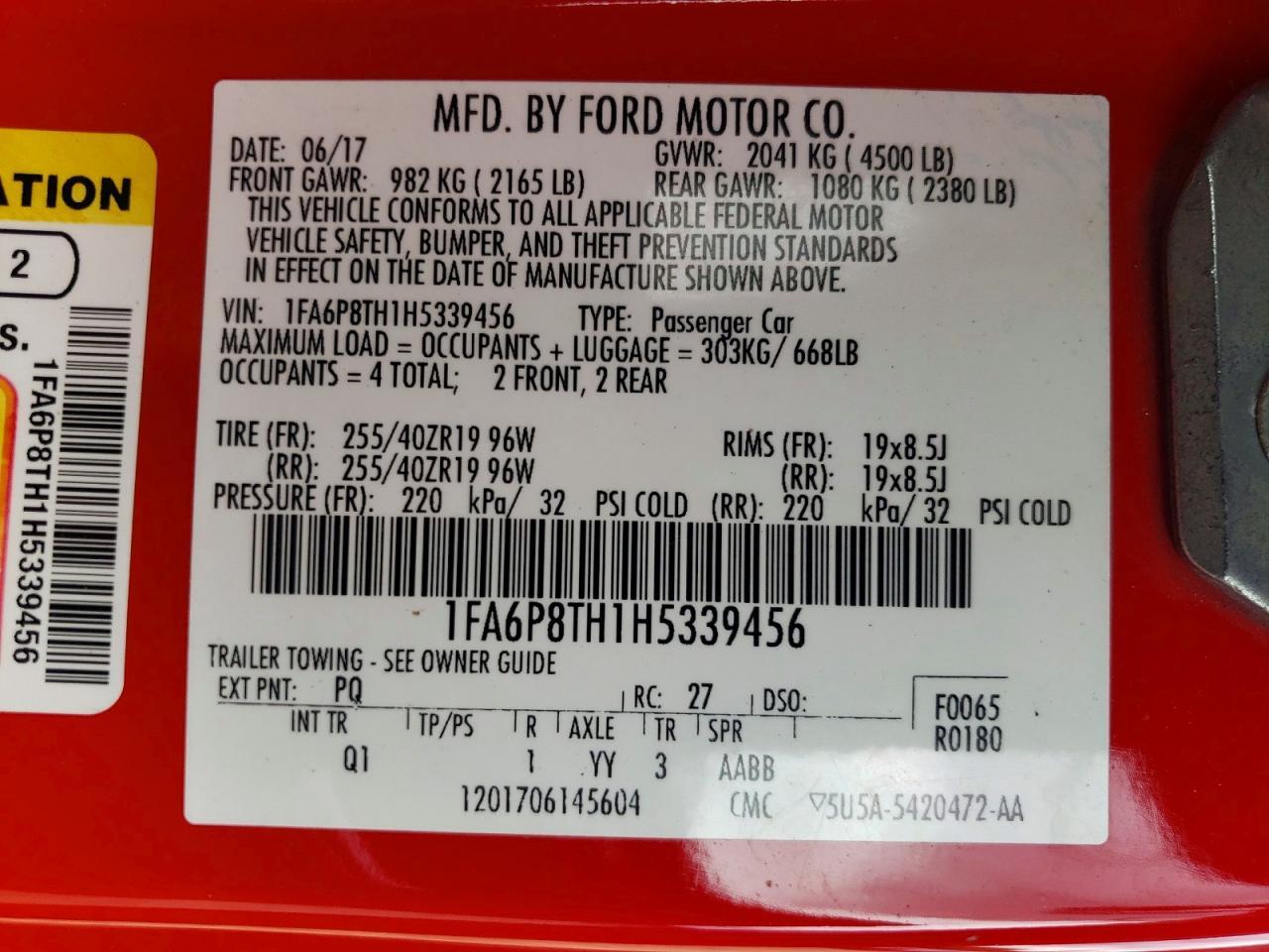 2017 Ford Mustang Base - zdjęcie 12