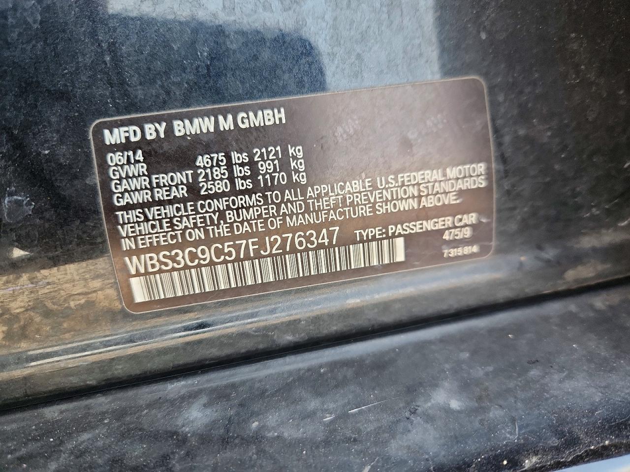 2015 BMW M3 - zdjęcie 12