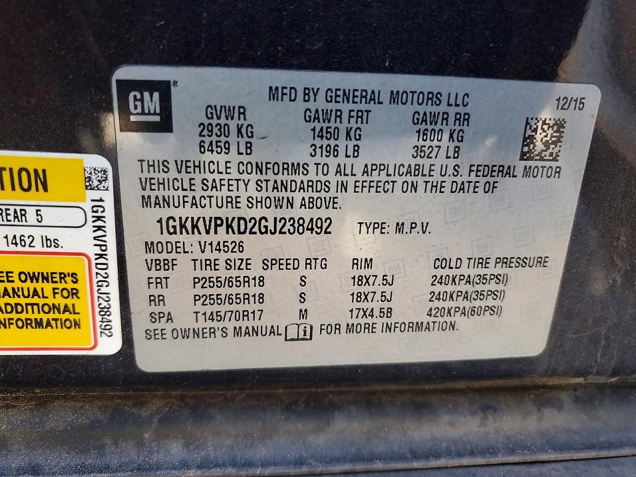 2016 GMC Acadia Sle - zdjęcie 12