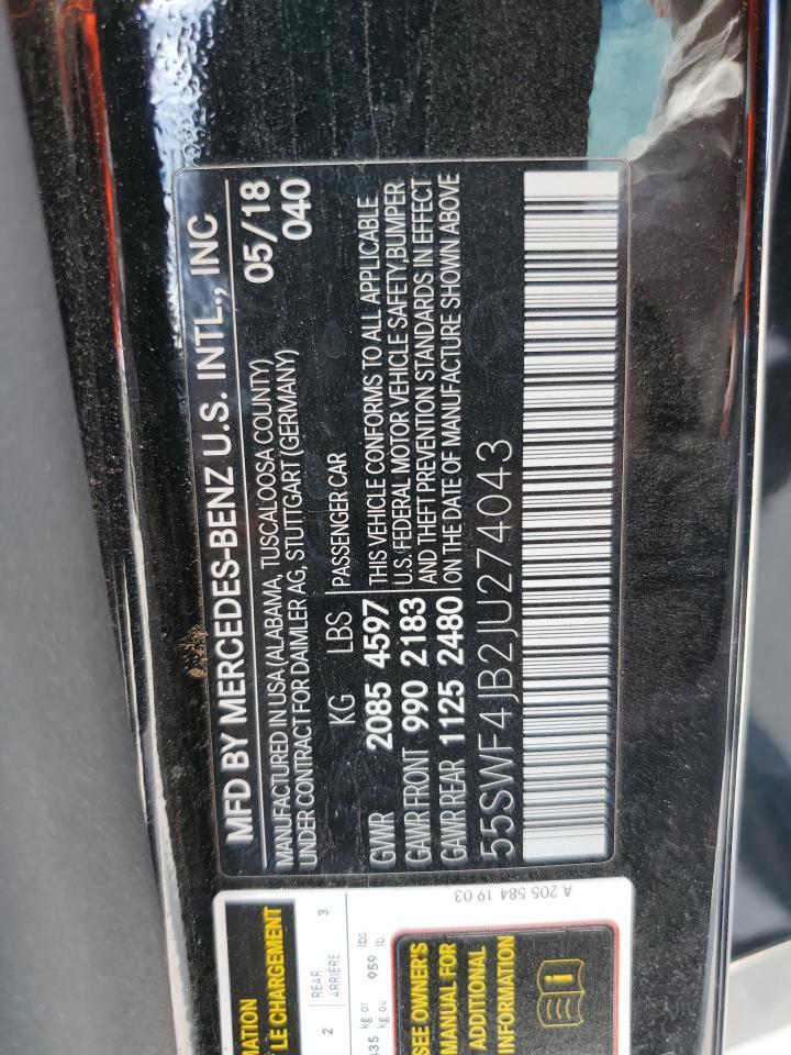 2018 Mercedes-Benz C 300 - zdjęcie 12