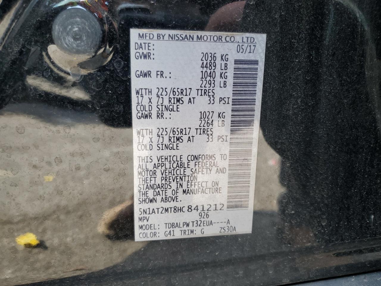 2017 Nissan Rogue S - zdjęcie 14