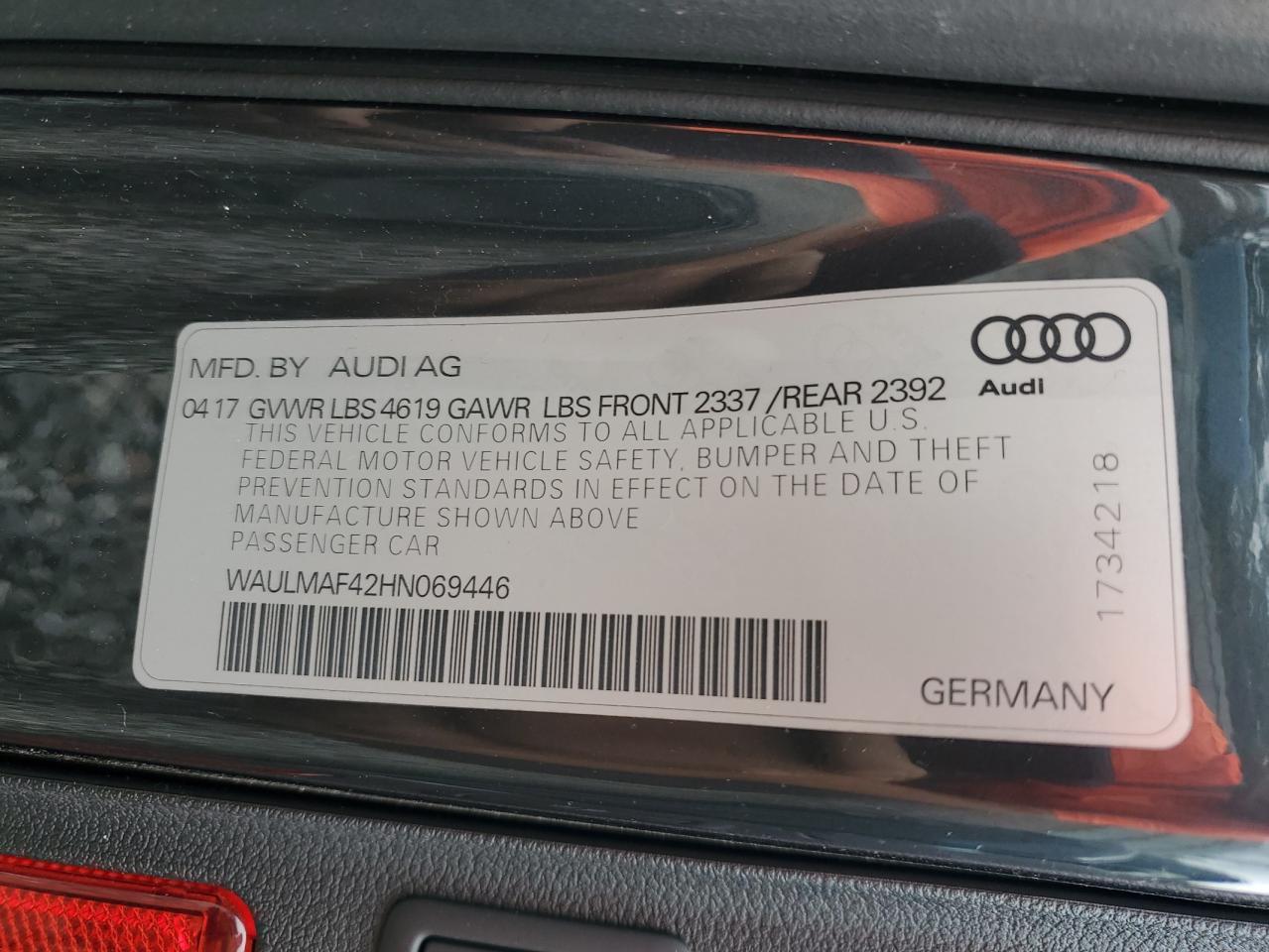 2017 Audi A4 Ultra Premium Plus - zdjęcie 12
