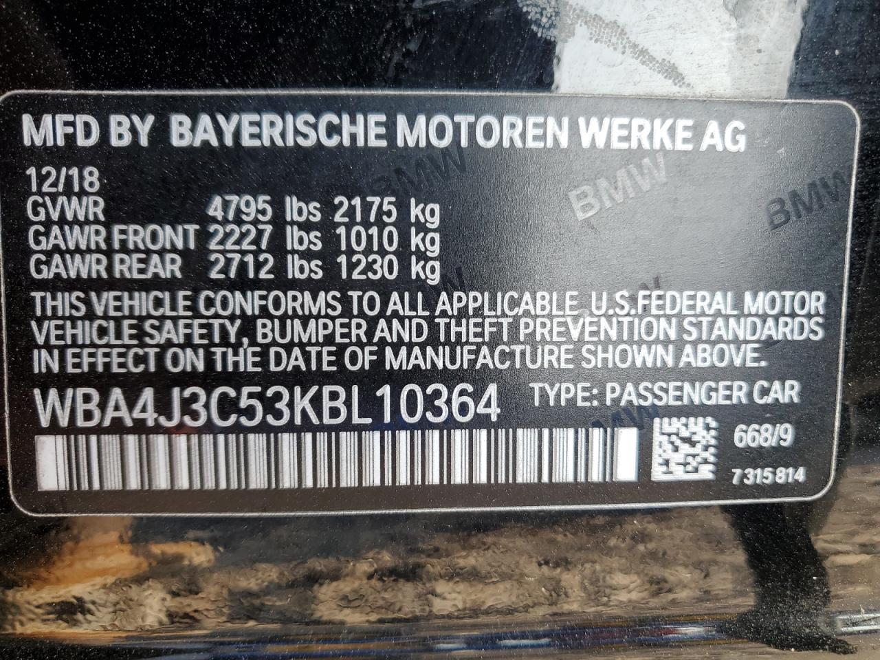 2019 BMW Seria 4 - zdjęcie 12
