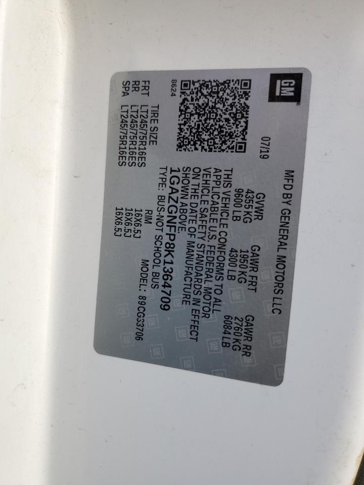 2019 Chevrolet Express G3500 Ls - zdjęcie 14