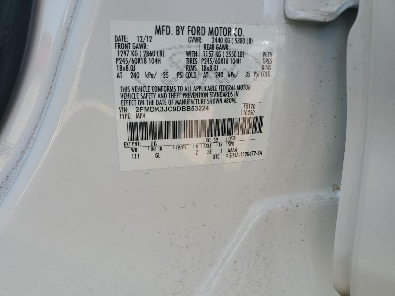 2013 Ford Edge Sel - zdjęcie 14
