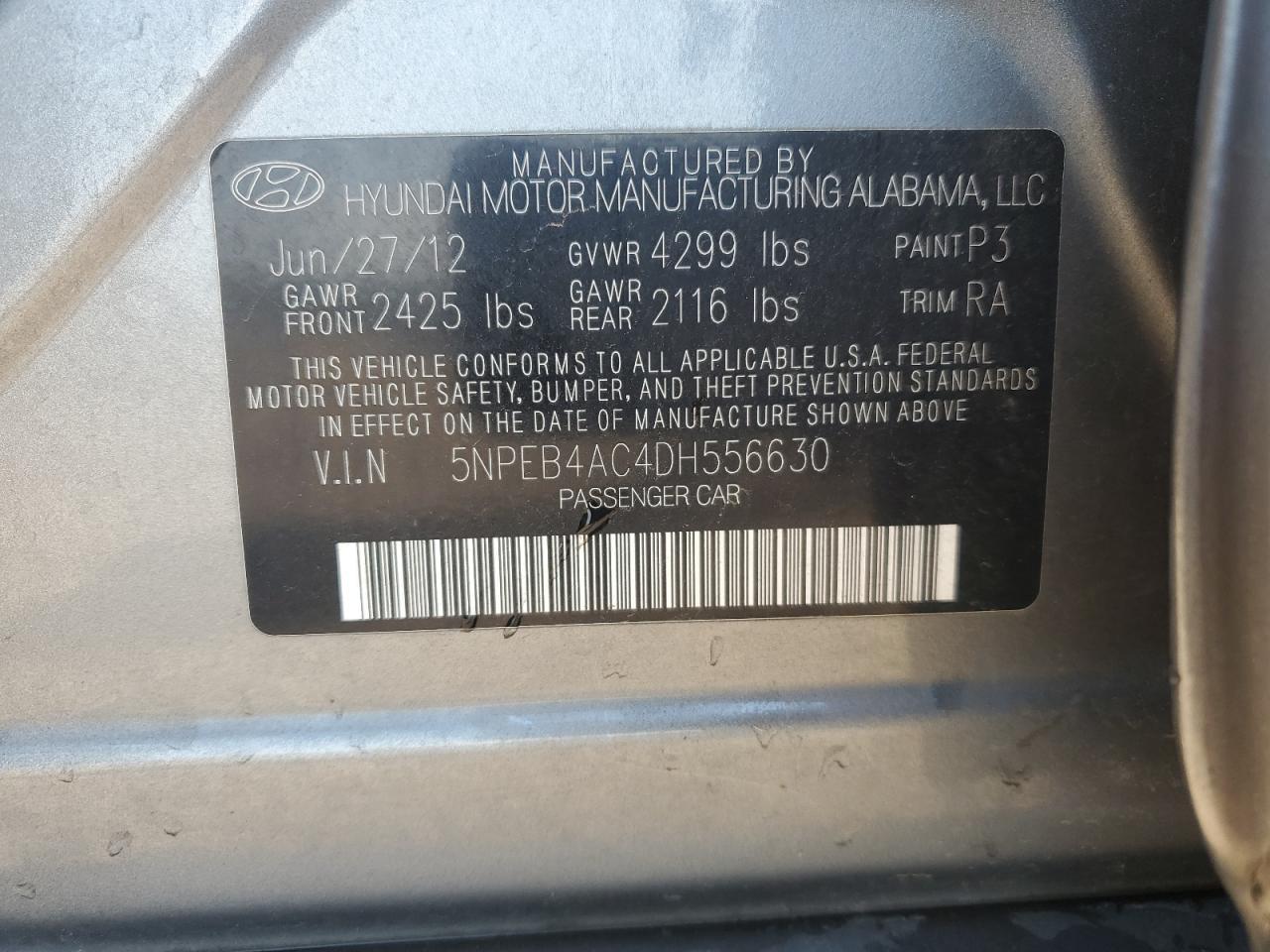 2013 Hyundai Sonata Gls - zdjęcie 12