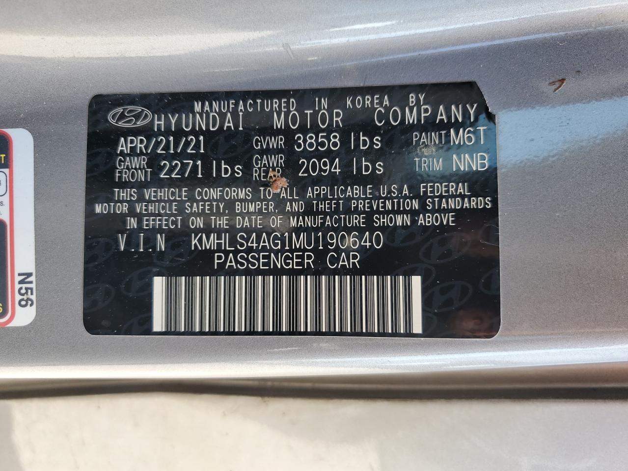 2021 Hyundai Elantra Sel - zdjęcie 13