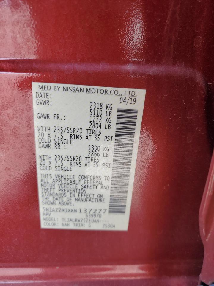 2019 Nissan Murano Sl - zdjęcie 14