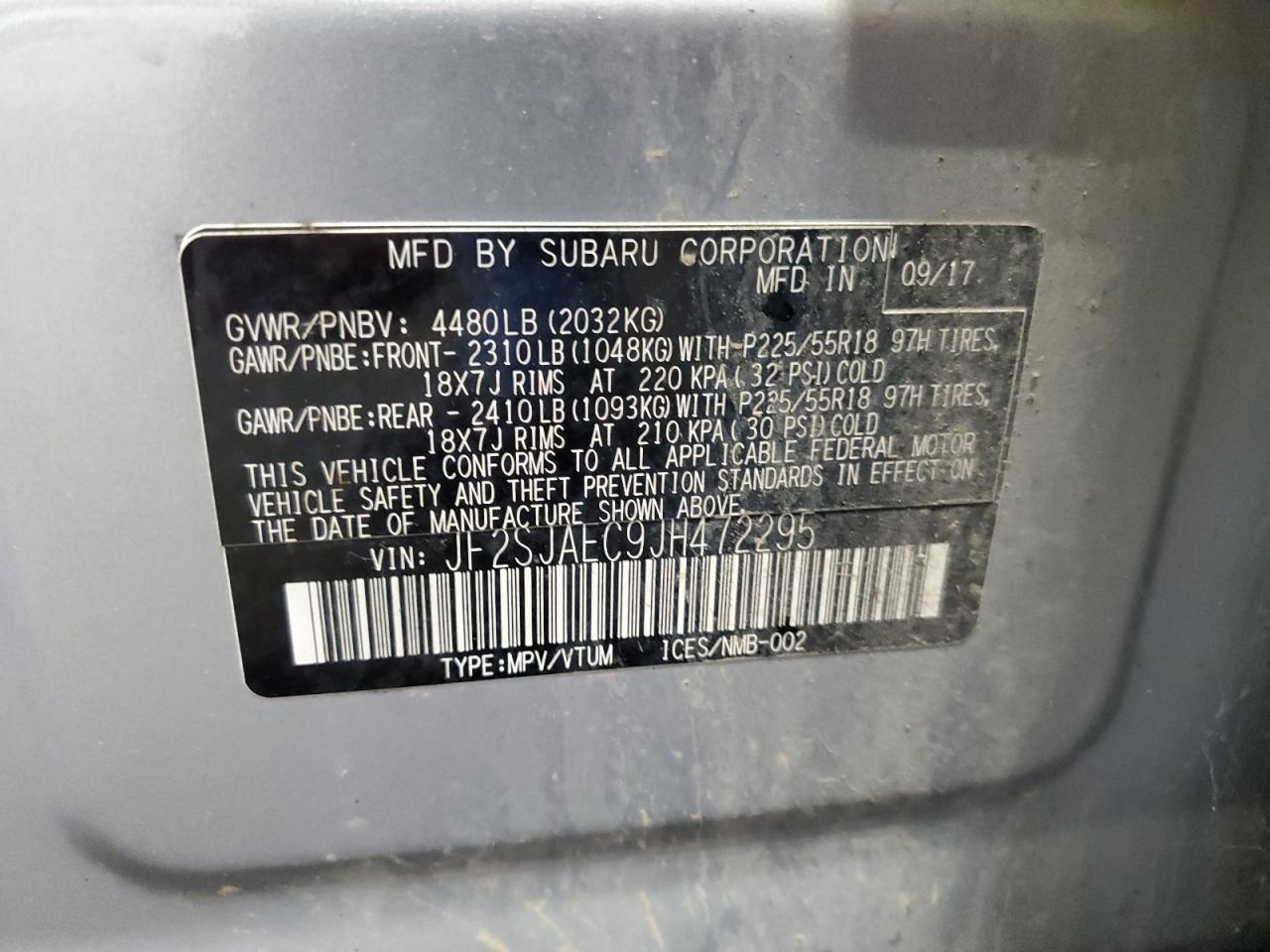 2018 Subaru Forester 2.5I Premium - zdjęcie 14