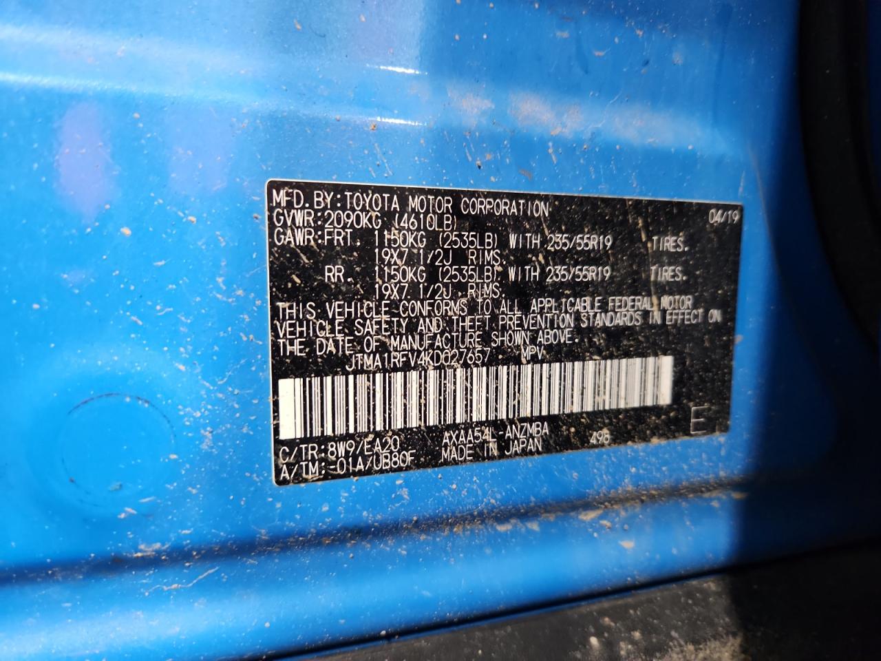 2019 Toyota Rav4 Xle Premium - zdjęcie 13