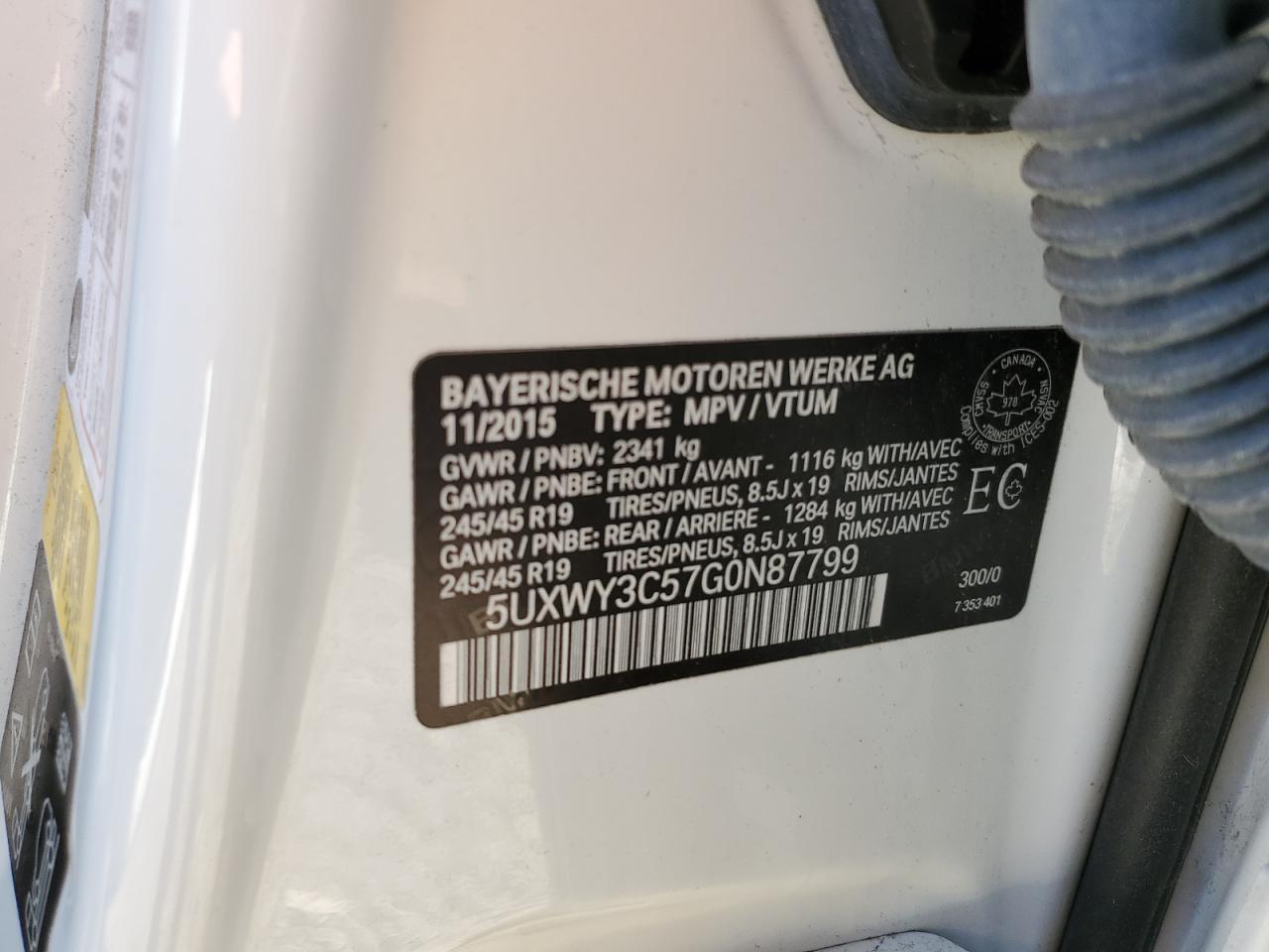 2016 BMW X3 xDrive28D - zdjęcie 14