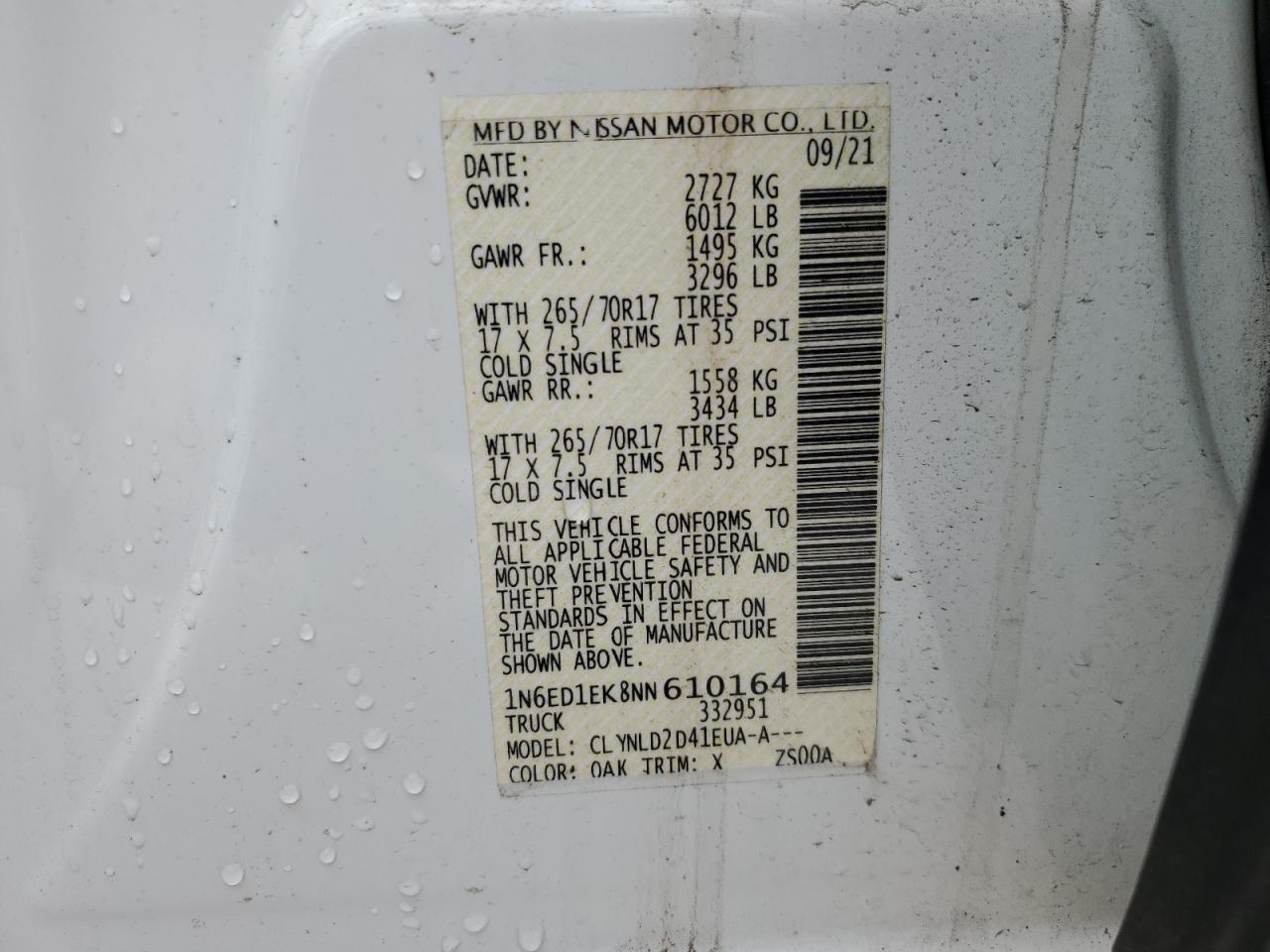 2022 Nissan Navara (Frontier) - zdjęcie 12