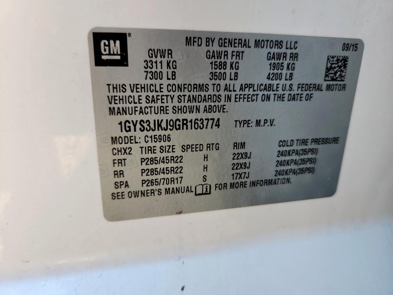 2016 Cadillac Escalade Esv Premium - zdjęcie 14