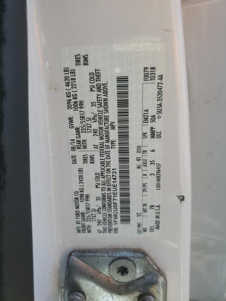 2014 Ford Escape S - zdjęcie 12