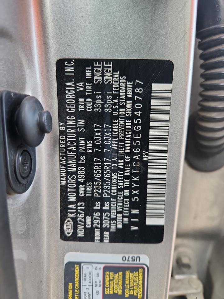 2014 Kia Sorento Lx - zdjęcie 13