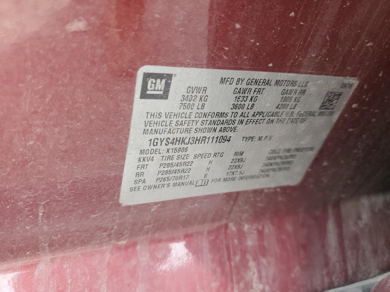 2017 Cadillac Escalade Esv Luxury - zdjęcie 13