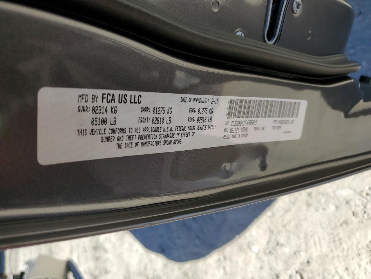 2015 Dodge Charger - zdjęcie 12