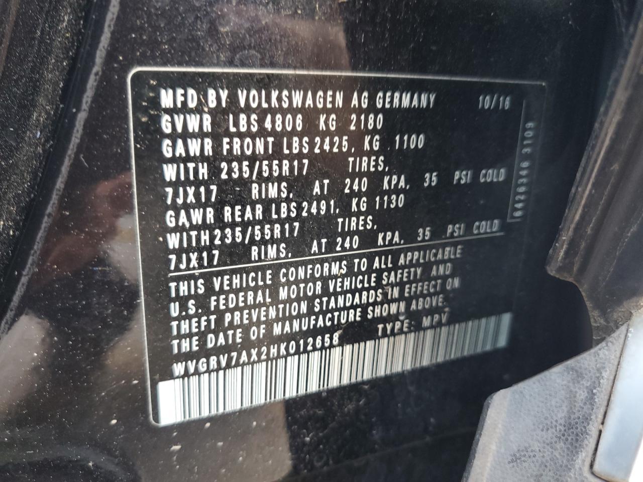 2017 Volkswagen Tiguan Wolfsburg - zdjęcie 13