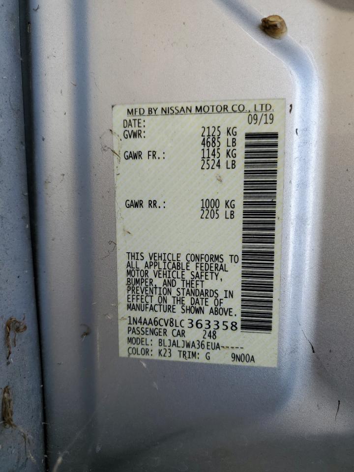 2020 Nissan Maxima Sv - zdjęcie 10