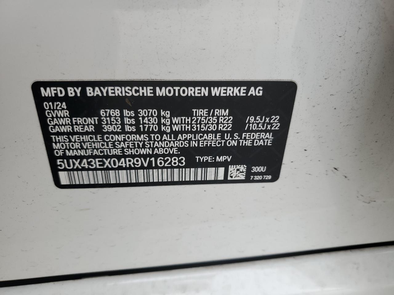 2024 BMW X6 M60I - zdjęcie 12