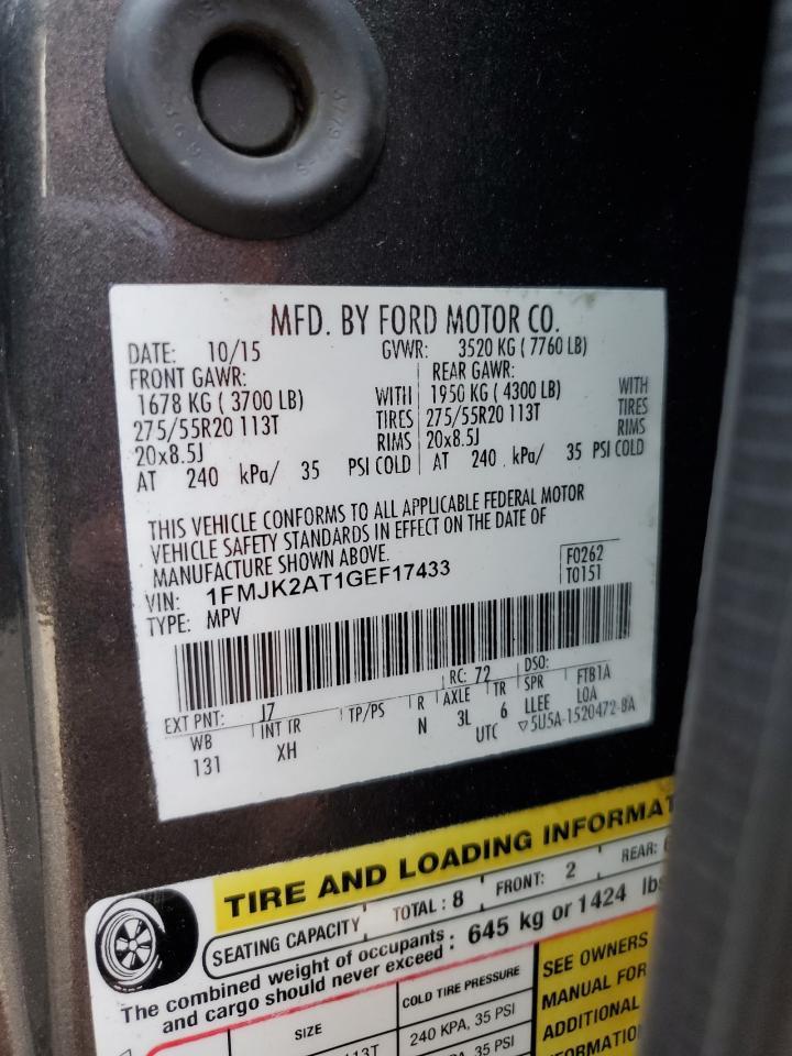 2016 Ford Expedition El Limited - zdjęcie 13