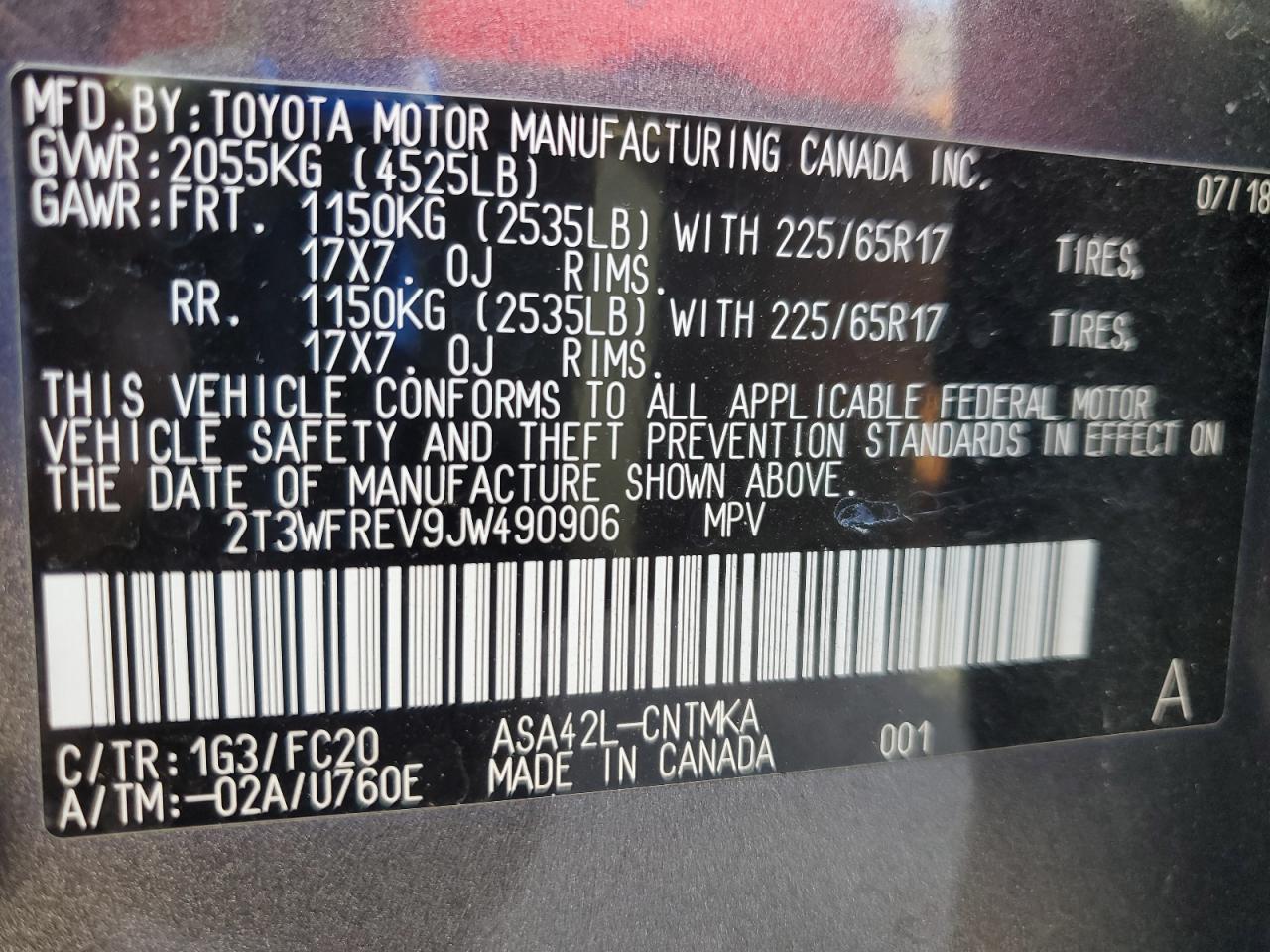 2018 Toyota Rav4 Adventure - zdjęcie 14