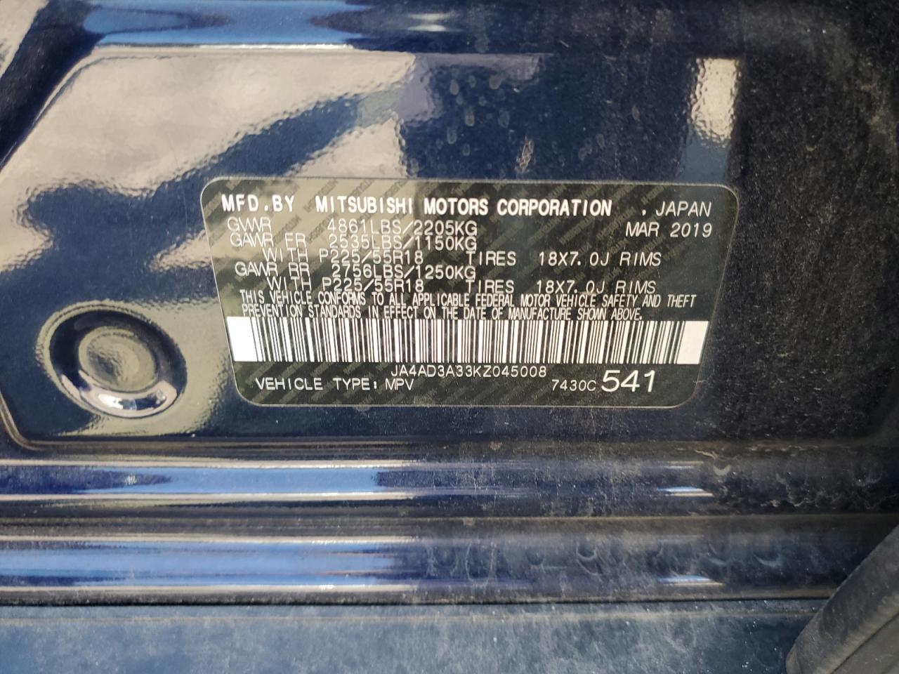 2019 Mitsubishi Outlander Se - zdjęcie 13