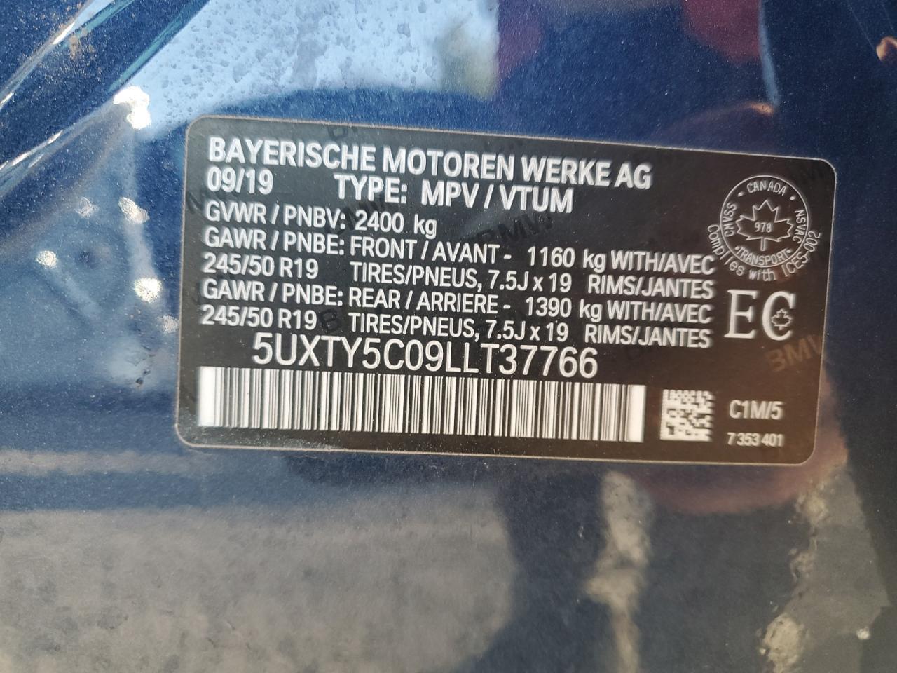 2020 BMW X3 - zdjęcie 14