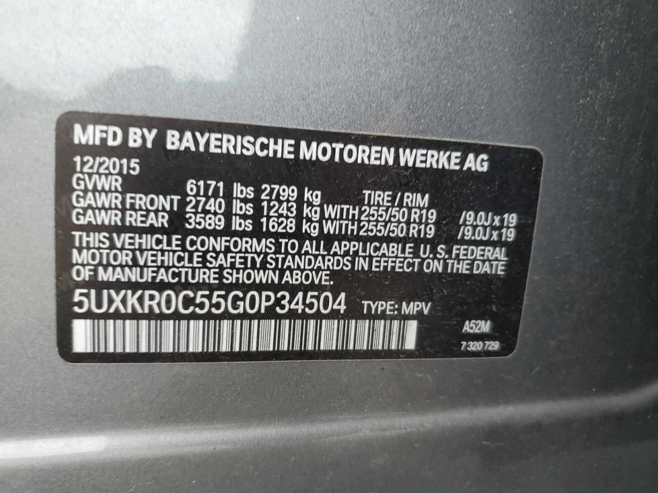2016 BMW X5 xDrive35I - zdjęcie 13
