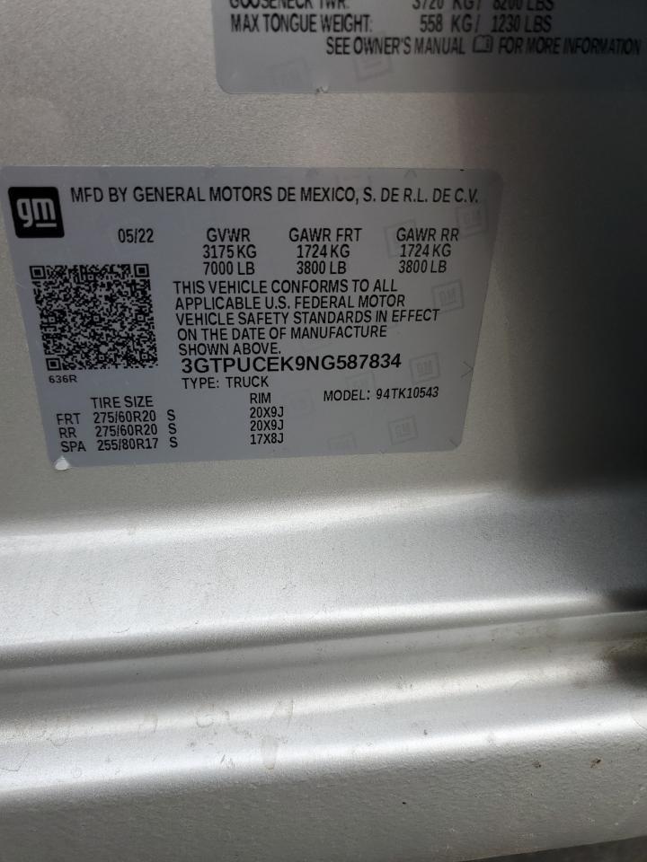 2022 GMC Sierra - zdjęcie 13