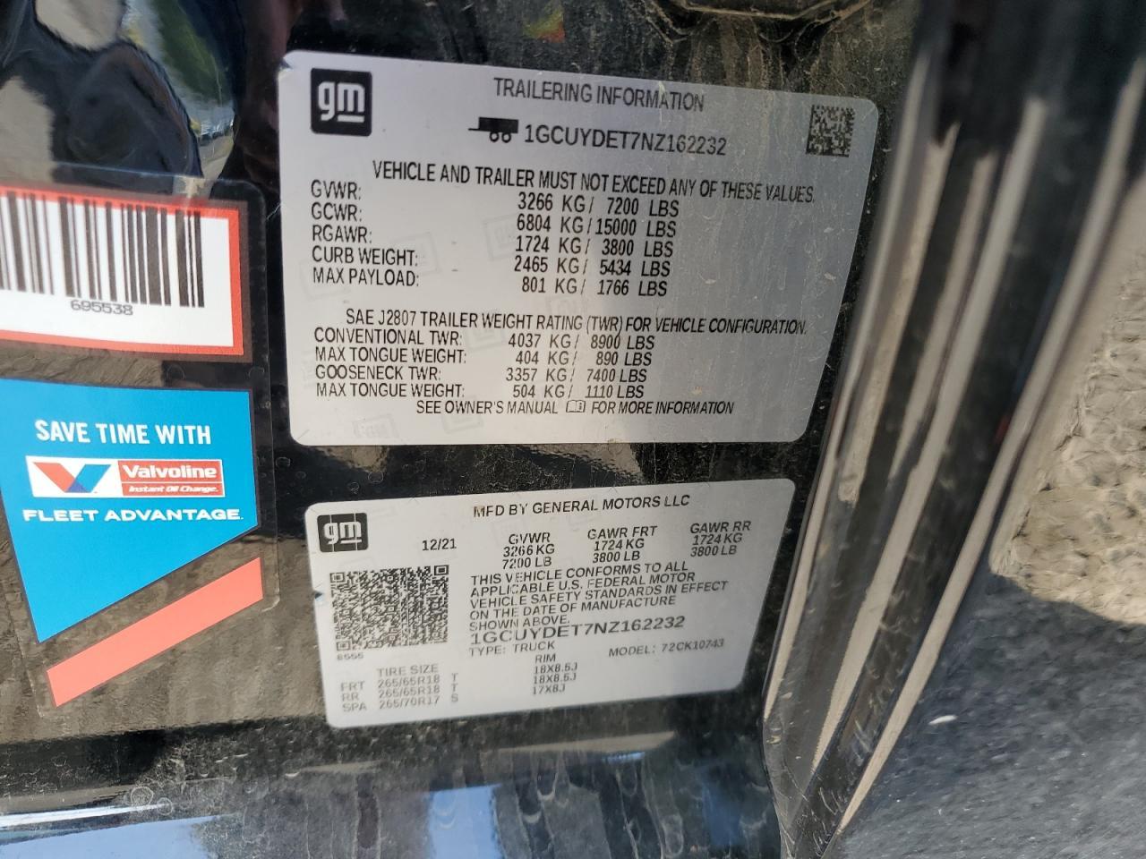 2022 Chevrolet Silverado Ltd K1500 Lt - zdjęcie 12