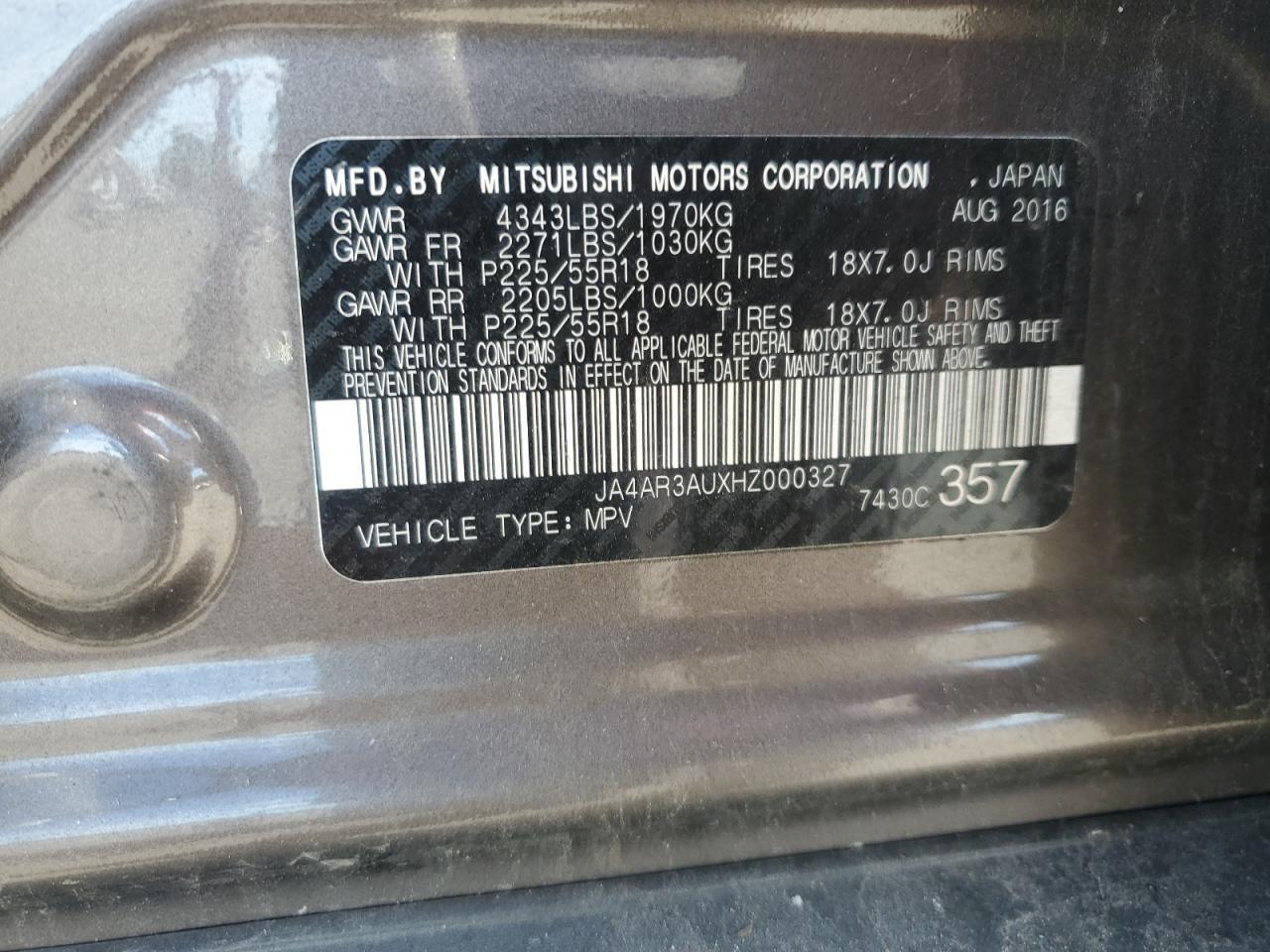 2017 Mitsubishi Outlander Sport Es - zdjęcie 14