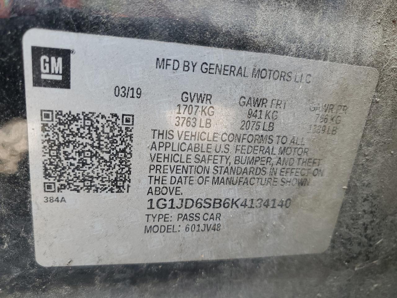 2019 Chevrolet Sonic Lt - zdjęcie 12