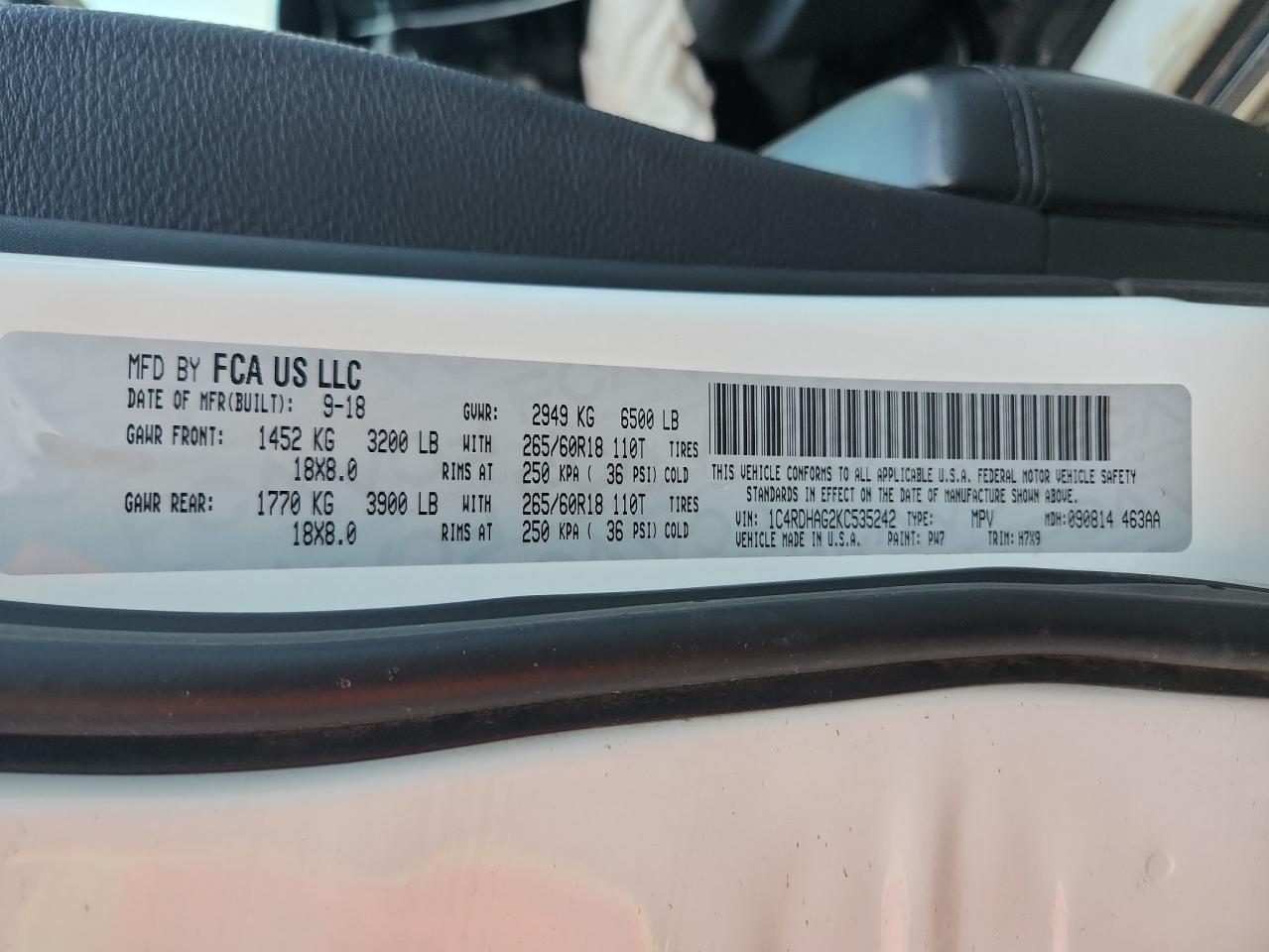 2019 Dodge Durango Sxt - zdjęcie 14