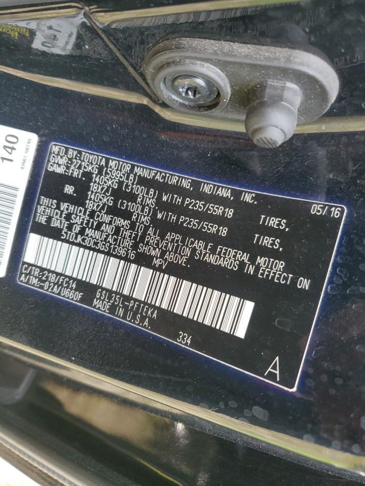 2016 Toyota Sienna Le - zdjęcie 10