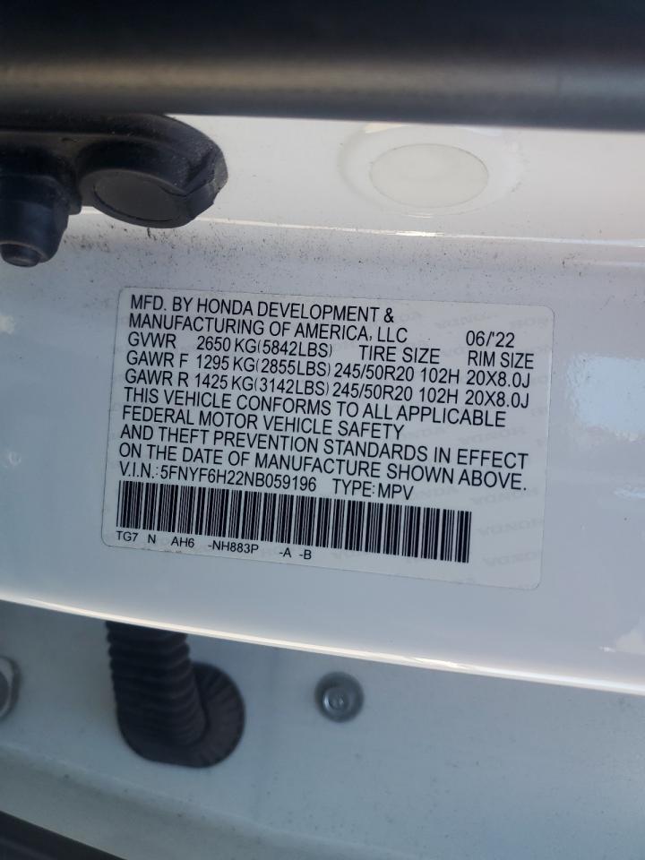 2022 Honda Pilot Se - zdjęcie 13