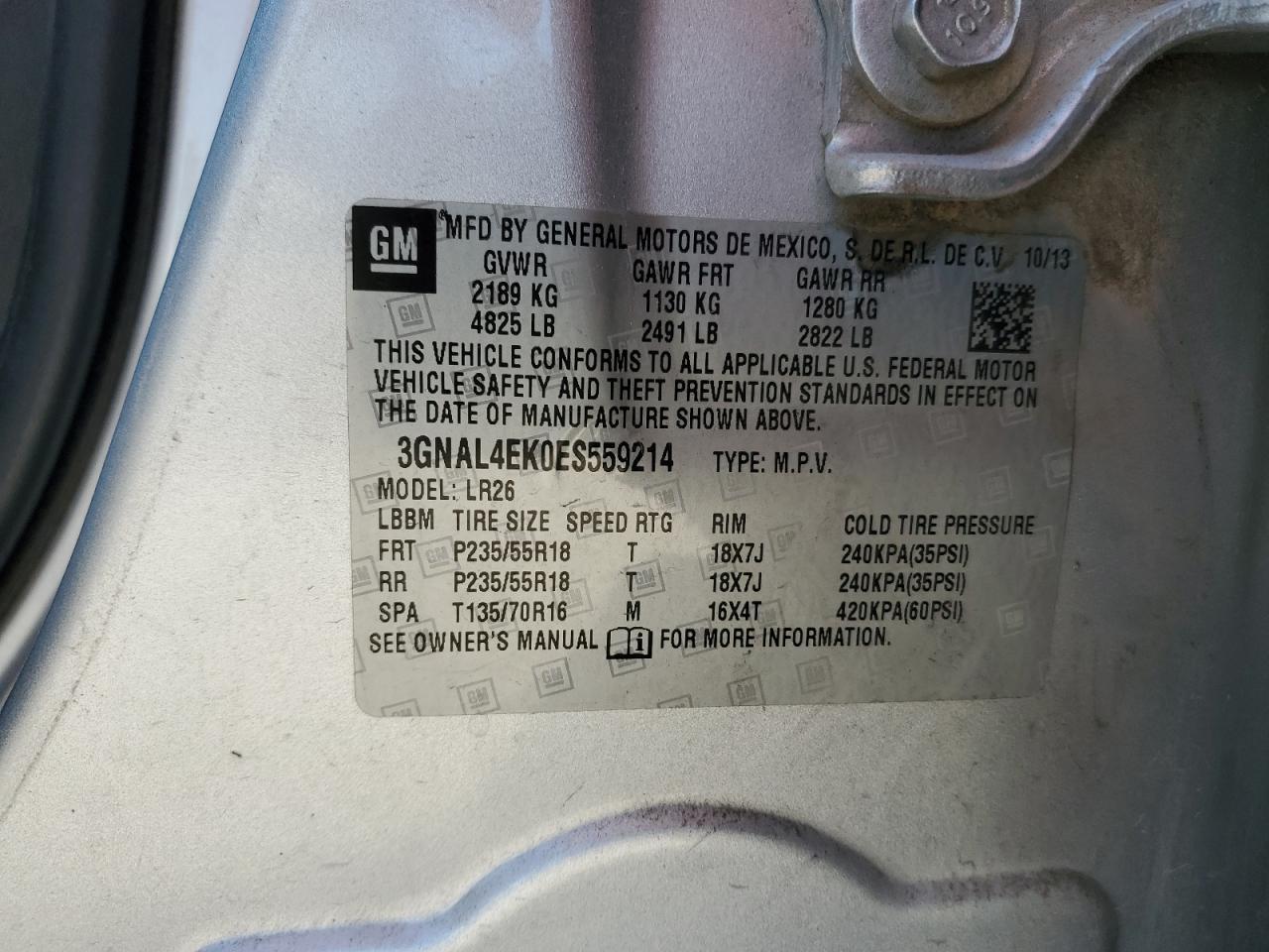 2014 Chevrolet Captiva Ltz - zdjęcie 13