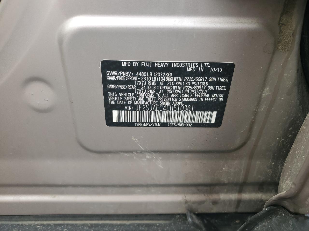 2014 Subaru Forester 2.5I Premium - zdjęcie 13