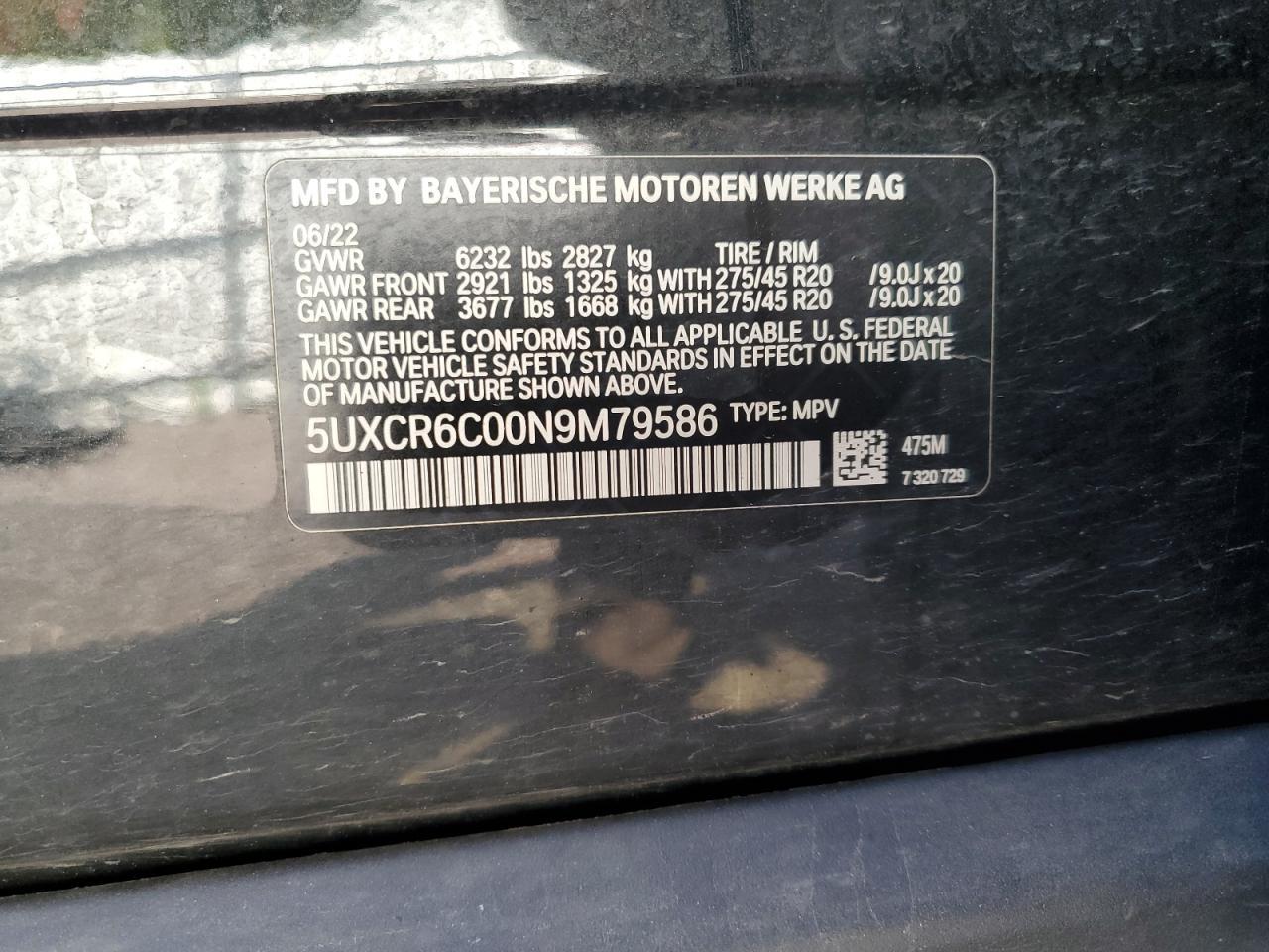 2022 BMW X5 xDrive40I - zdjęcie 14