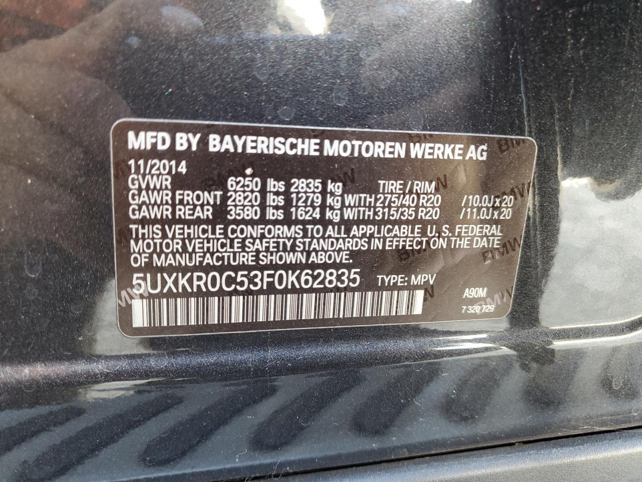 2015 BMW X5 - zdjęcie 13