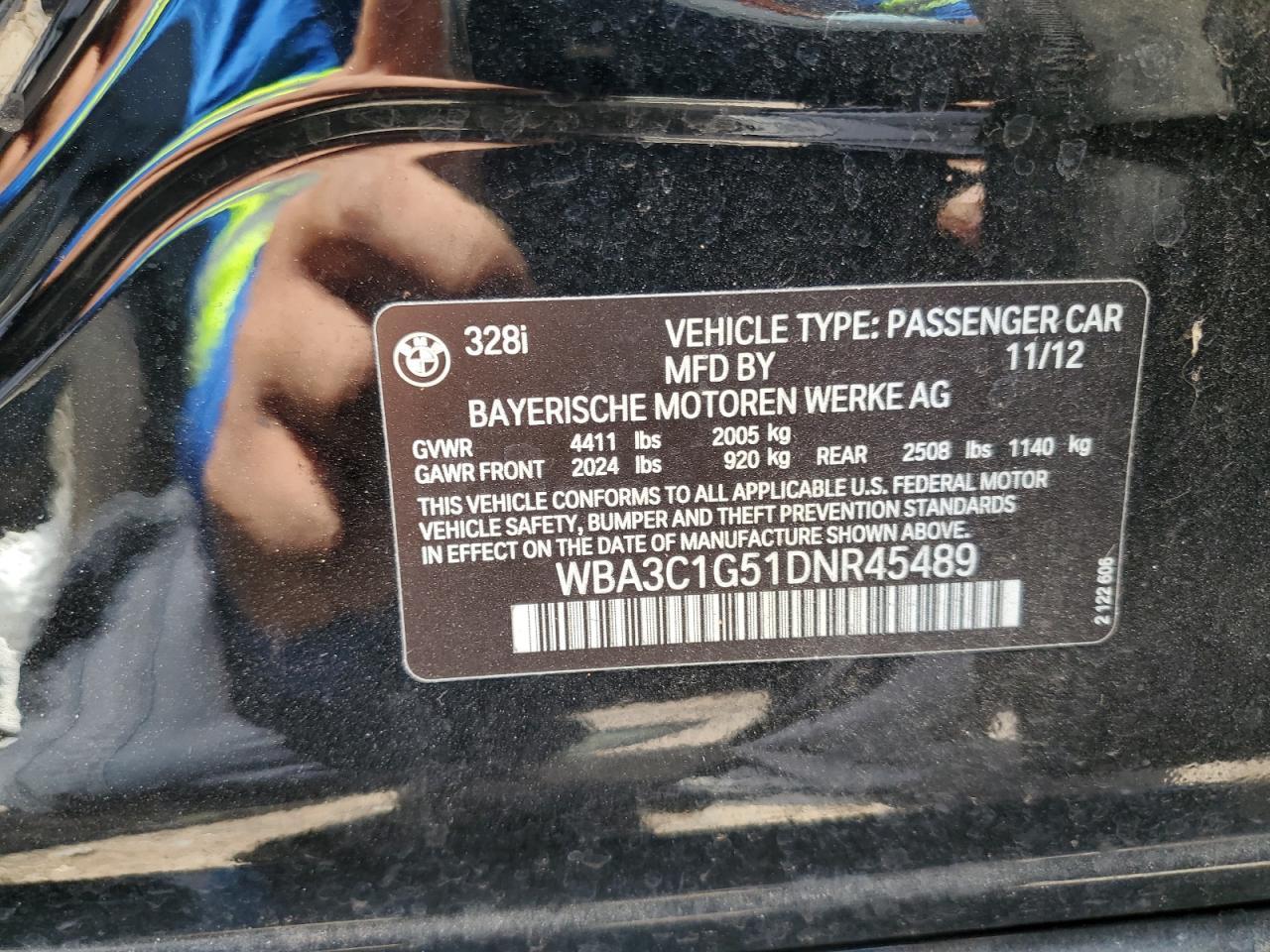 2013 BMW 328 I Sulev - zdjęcie 12