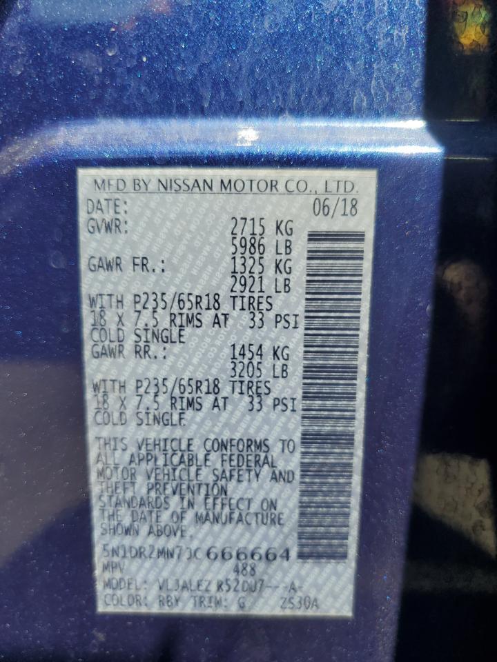 2018 Nissan Pathfinder S - zdjęcie 13